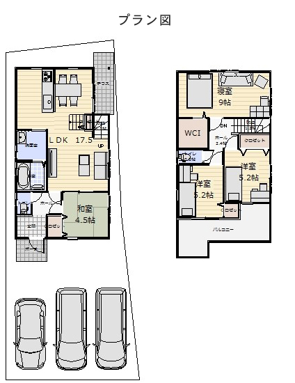 小山1丁目 プラン図